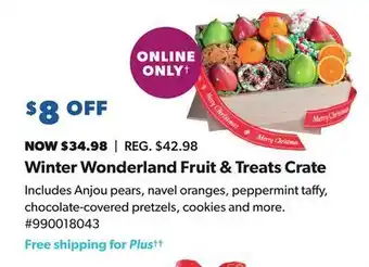 Sam's Club Winter wonderland fruit & treats crate offer