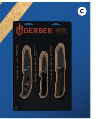 Sam's Club Gerber gear greatest hits 3-piece folding knife set offer