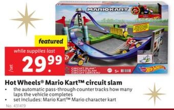 Lidl Hot wheels® mario kart™ circuit slam offer