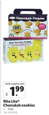 Lidl Rite lite® chanukah cookies offer
