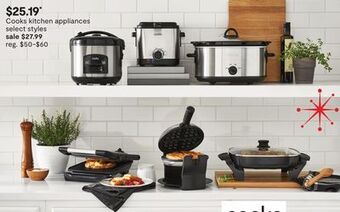 JC Penney Cooks kitchen appliances offer