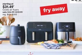 JC Penney Cooks air fryers offer