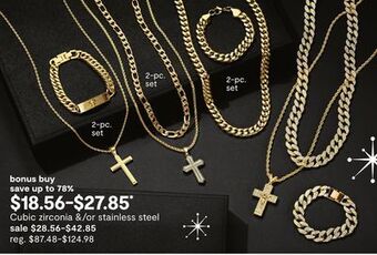 JC Penney Cubic zirconia &/or stainless steel offer