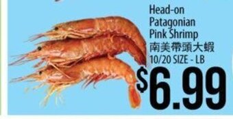 Hmart Head-on Patagonian Pink Shrimp offer