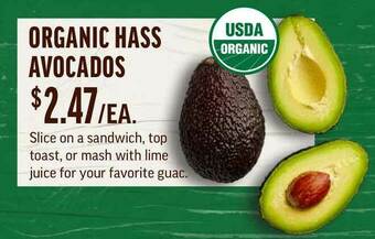 Central Market Organic Hass Avocados offer
