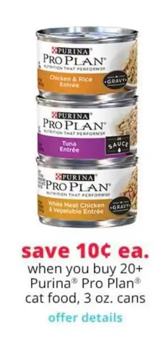 Pet Smart Purina Pro Plan Cat Food, 3 Oz. offer