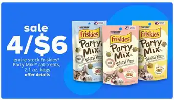 Pet Smart Friskies Party Mix Cat Treats, 2.1 Oz. Bags offer