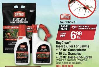 Ace Hardware Ortho BugClear® Insect Killer For Lawns offer