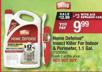 Ace Hardware Ortho Home Defense® Insect Killer For Indoor & Perimeter, 1.1 Gal. offer