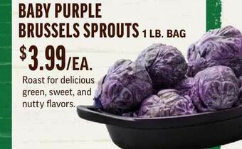 Central Market Baby Purple Brussels Sprouts offer