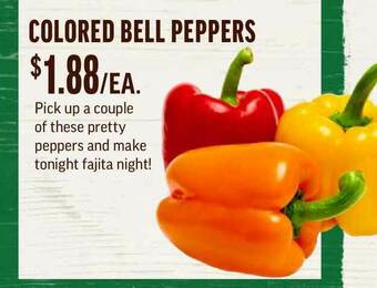 Central Market Colored Bell Peppers offer