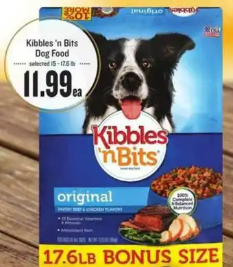 Schnucks Kibbles 'n Bits Dog Food offer