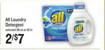 Schnucks All Laundry Detergent offer