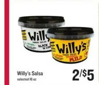 Schnucks Willy's Salsa offer