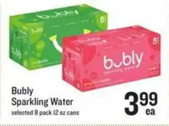 Schnucks Bubly Sparkling Water offer