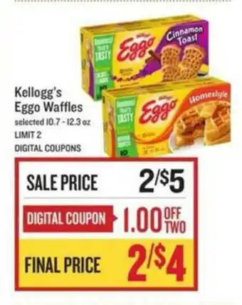 Schnucks Kellogg's Eggo Waffles offer