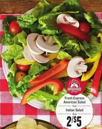 Schnucks Fresh Express American Salad offer