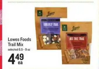 Schnucks Lowes Foods Trail Mix offer