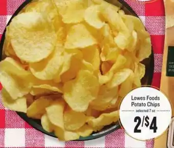 Schnucks Lowes Foods Potato Chips offer