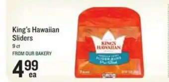 Schnucks King's Hawaiian Sliders offer