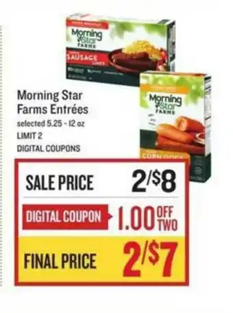 Schnucks Morning Star Farms Entrées offer