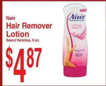 Super Saver Nair Hair Remover Lotion offer