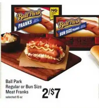 Schnucks Ball Park Regular Or Bun Size Meat Franks offer