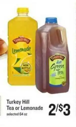 Schnucks Turkey Hill Tea Or Lemonade offer