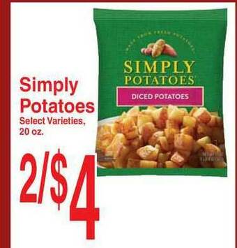 Super Saver Simply Potatoes offer
