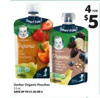 Winn Dixie Gerber Organic Pouches offer