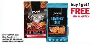 Winn Dixie Evolve Dry Cat Or Dog Food offer