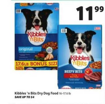 Winn Dixie Kibbles 'n Bits Dry Dog Food offer
