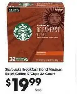 Ralphs Starbucks Breakfast Blend Medium Roast Coffee K-Cups 32-Count offer