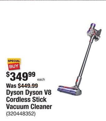 The Home Depot Dyson dyson v8 cordless stick vacuum cleaner offer