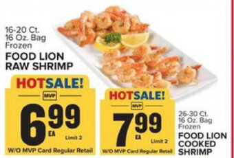 Food Lion Food Lion Cooked Shrimp 16 oz offer