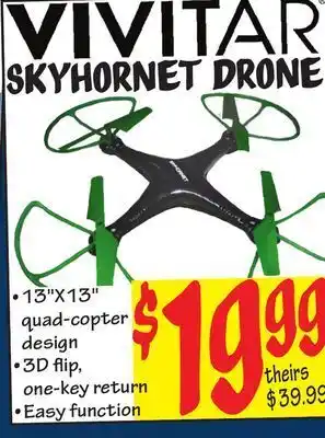 Ollie's Vivitar® skyhornet drone offer