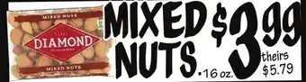 Ollie's Diamond mixed nut offer