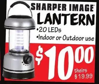 Ollie's Sharper image® lantern offer