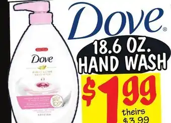 Ollie's Dove® 18.6 oz. hand wash offer