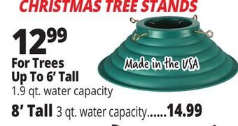Ocean State Job Lot Christmas tree stands offer