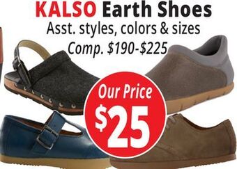 Ocean State Job Lot Kalso earth shoes offer