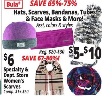 Ocean State Job Lot Winter accessories offer