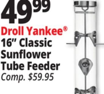 Ocean State Job Lot Droll yankee® 16" classic sunflower tube feeder offer