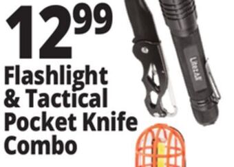 Ocean State Job Lot Flashlight & tactical pocket knife combo offer
