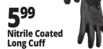 Ocean State Job Lot Nitrile coated long cuff offer