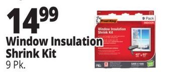 Ocean State Job Lot Window insulation shrink kit offer