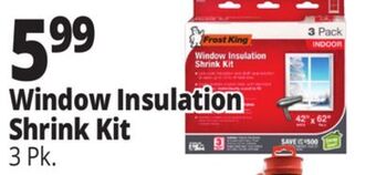 Ocean State Job Lot Window insulation shrink kit offer
