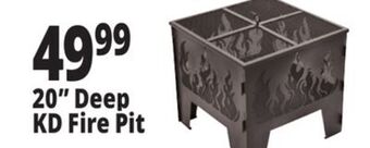 Ocean State Job Lot 20" deep kd fire pit offer