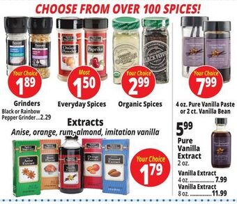 Ocean State Job Lot Spices offer