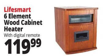 Ocean State Job Lot Lifesmart 6-element smart boost infrared space heater offer